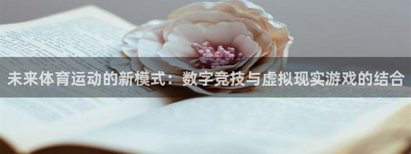 杏宇平台注册：未来体育运动的新模式：数字竞技与虚拟现实游戏的结合